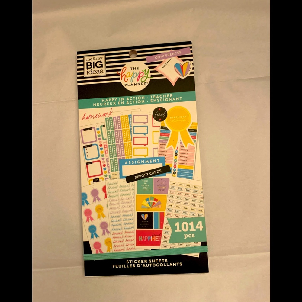 NWOT New Happy Planner Teacher’s Happy in Action Sticker Book
